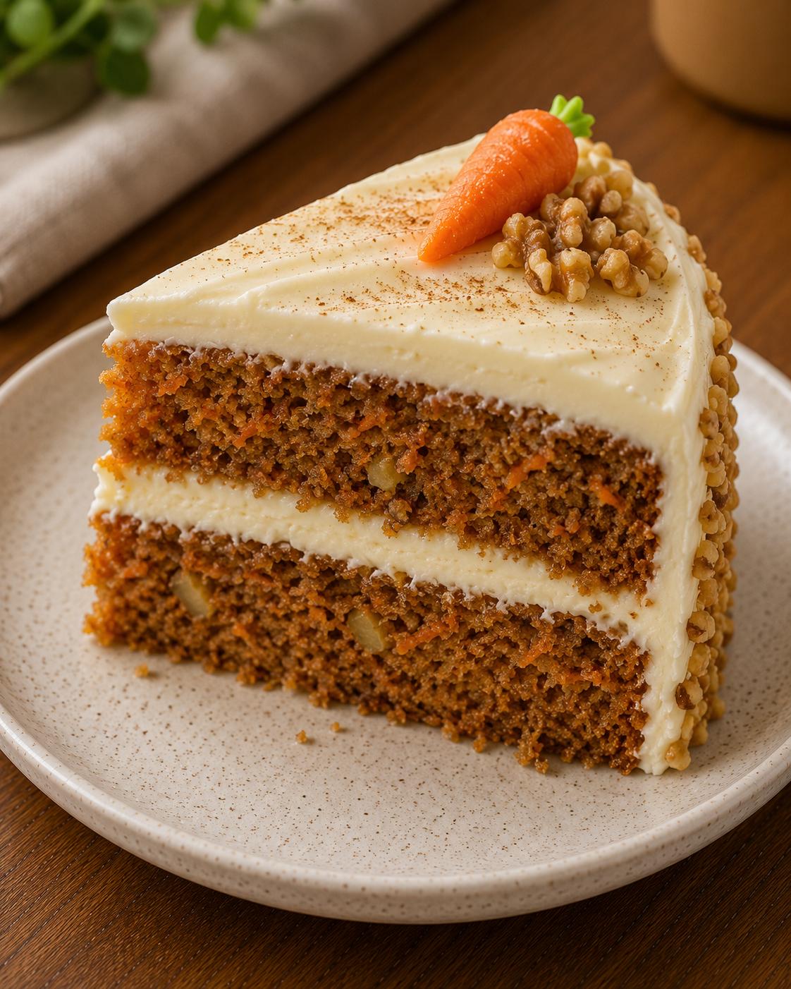 Carrot Cake Slice
