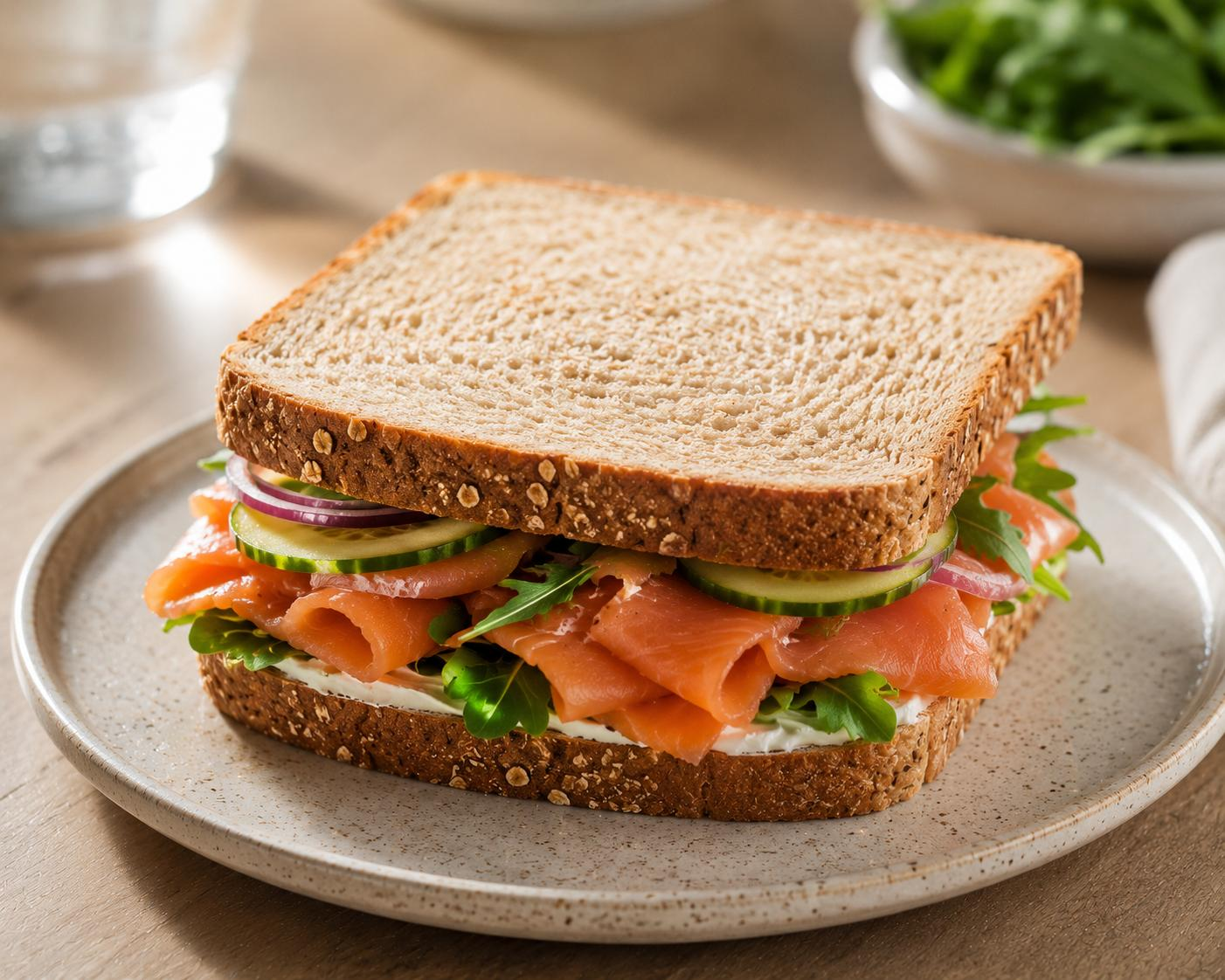 Smoked Salmon Sandwich